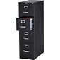 Quill Brand® 4 File Drawers Vertical File Cabinet, Locking, Black, Letter, 26.5"D (13444D)