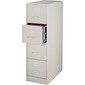 Quill Brand® Commercial 4 File Drawer Vertical File Cabinet, Locking, Gray, Letter, 26.5"D (13445D)