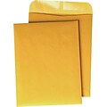 Quality Park Gummed Catalog Envelope, 12 x 15 1/2, Light Kraft, 100/Box (41967)