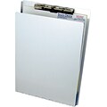 Saunders Aluminum Clipboard with Writing Plate, Letter, Silver, 8 1/2W x 12L