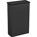 Safco Steel Trash Can with no Lid, Black, 22 gal. (9618BL)