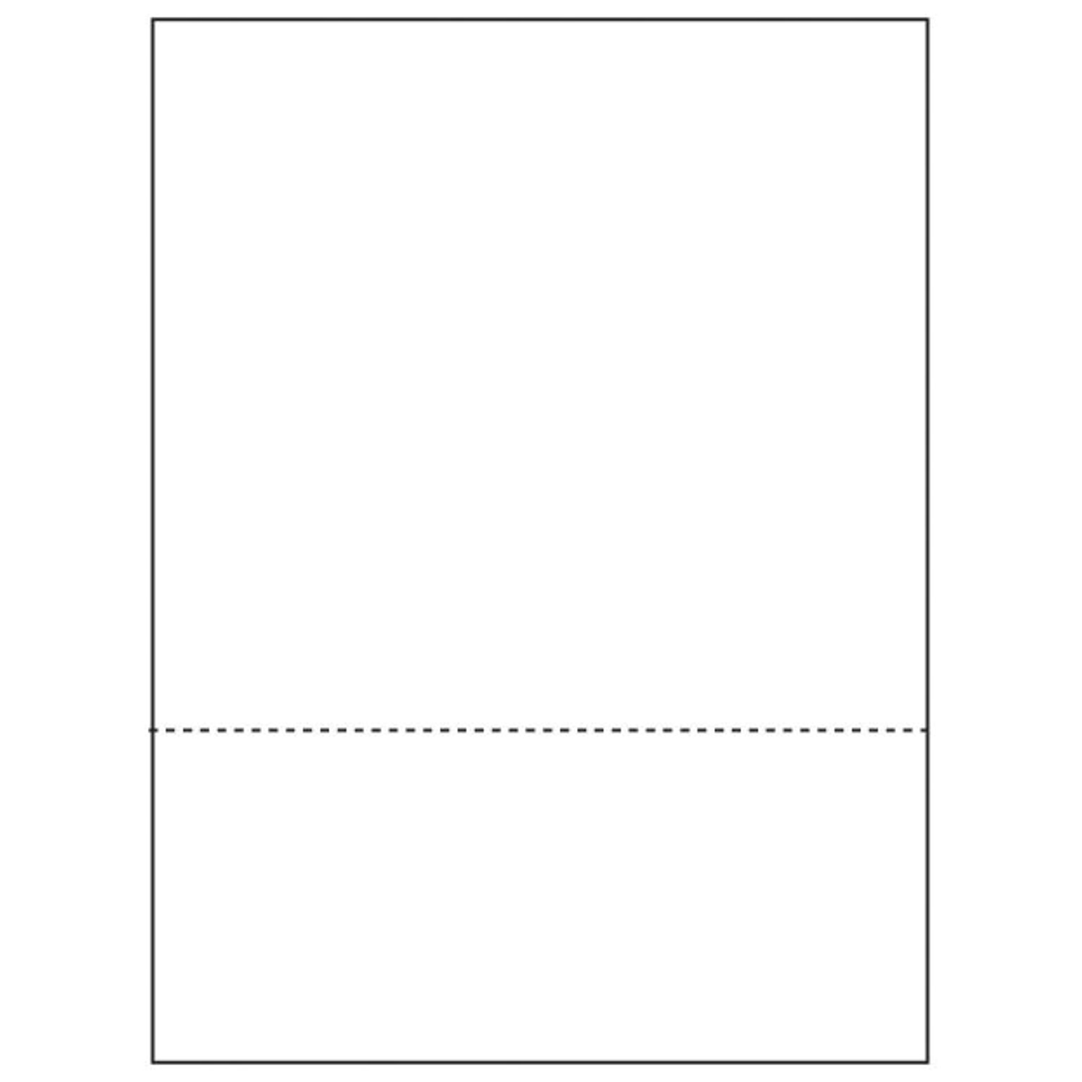 Laser Bond Custom-Cut Sheet Paper, 8.5 x 11, 20 lbs., White, 500 Sheets/Ream (30030/DPP851035)