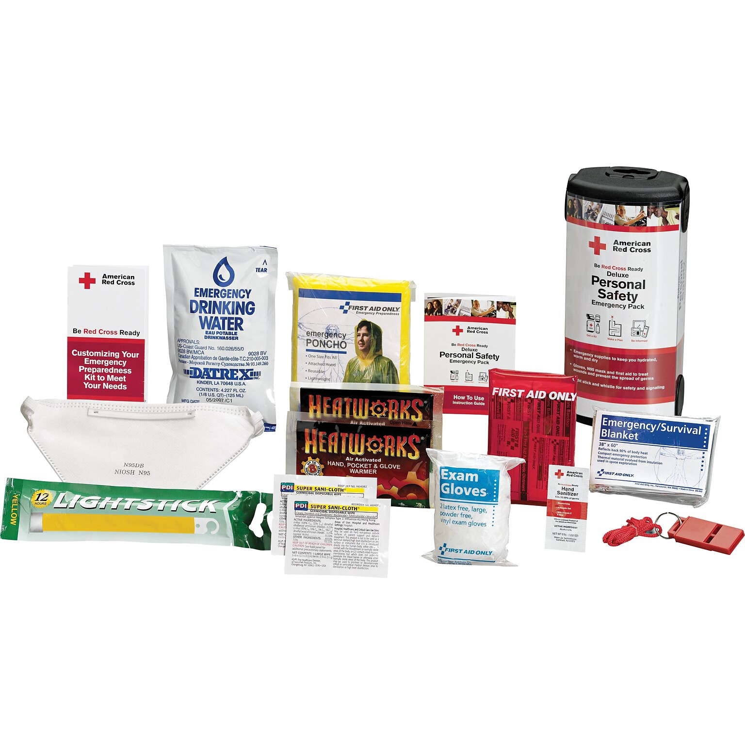First Aid Only Deluxe Personal 31-Piece Emergency Preparedness Kit (FAORC613)