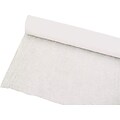 Tablemate® Linen-Like Fabric Table Roll, 40x50, White, 1 Roll per Pack