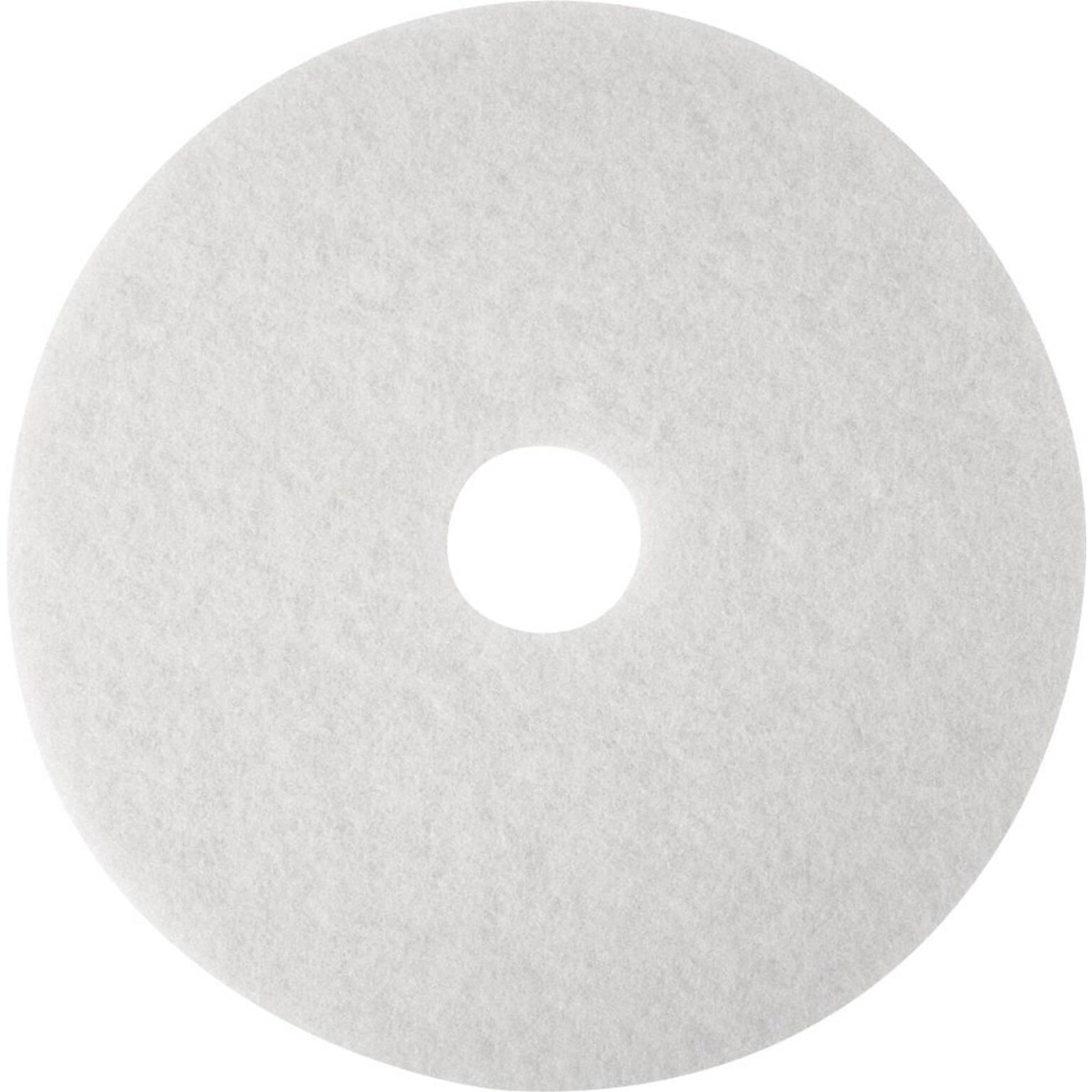 3M 16 Polishing Floor Pad, White, 5/Carton (410016)