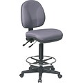 Office Star Deluxe Ergonomic Drafting Chair, Gray