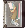 Day-Timer Transparent Zippered Pouch, Folio-Size, 11H x 8 1/2W