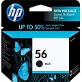 HP 56 Black Standard Yield Ink Cartridge (C6656AN#140)