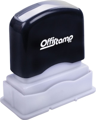 Offistamp Pre-Inked Stamp, FAXED, Red Ink (034503)