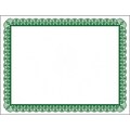 Masterpiece Studios Certificates, 8.5 x 11, Green and White, 100/Pack (961036S)