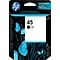 HP 45 Black Standard Yield Ink Cartridge   (51645A)