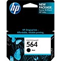 HP 564 Black Standard Yield Ink Cartridge   (CB316WN#140)