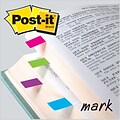 Post-it® 1/2 Flags, Assorted Bright Colors, 3360/Carton