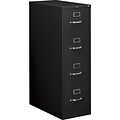 HON® 210 Series 4 Drawer Vertical File Cabinet, Legal, Black, 28D (HON214CPP)