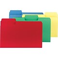 Smead® SuperTab® Assorted Color File Folders; Legal Size