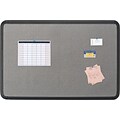 Fabric Board, Blow Mold Frame, 36 x 24 - Black