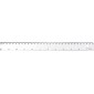 Quill Brand® School Rulers, 12", Clear Plastic