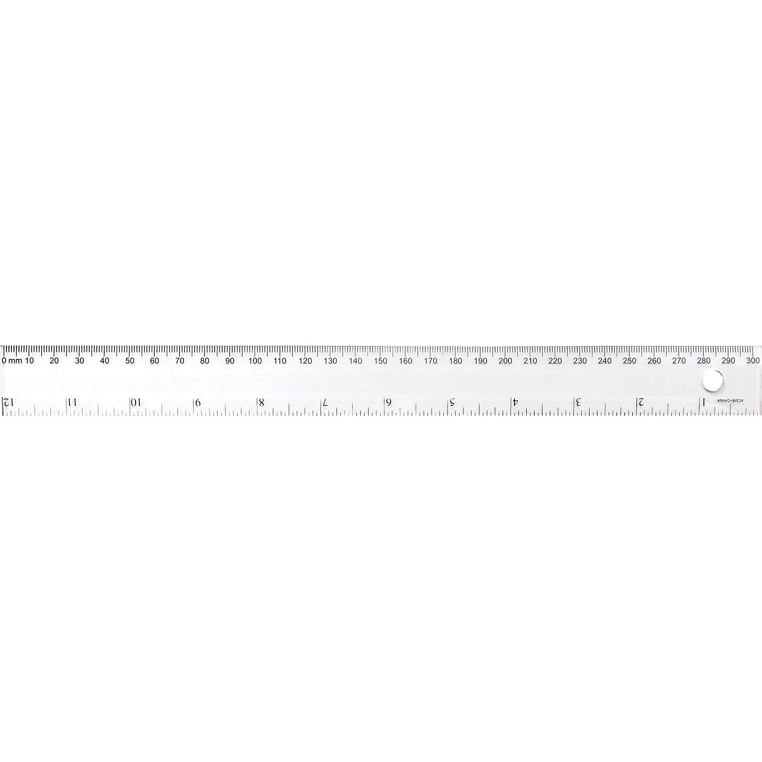 Quill Brand® School Rulers, 12, Clear Plastic