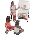 Best-Rite® Easels/Dry-Erase, Double Sided Easel with Tubs