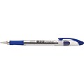 Icebreaker™ Ballpoint Stick Pens, Fine Point, Blue, Dozen
