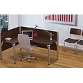 Bestar® Pro Biz Collections in Chocolate, Left L-Shaped Workstation