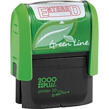 2000 Plus Green 1-Color Message Stamps