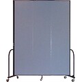Screenflex Portable Furniture 96Hx69W Privacy Panel, Gray (CFSL803)