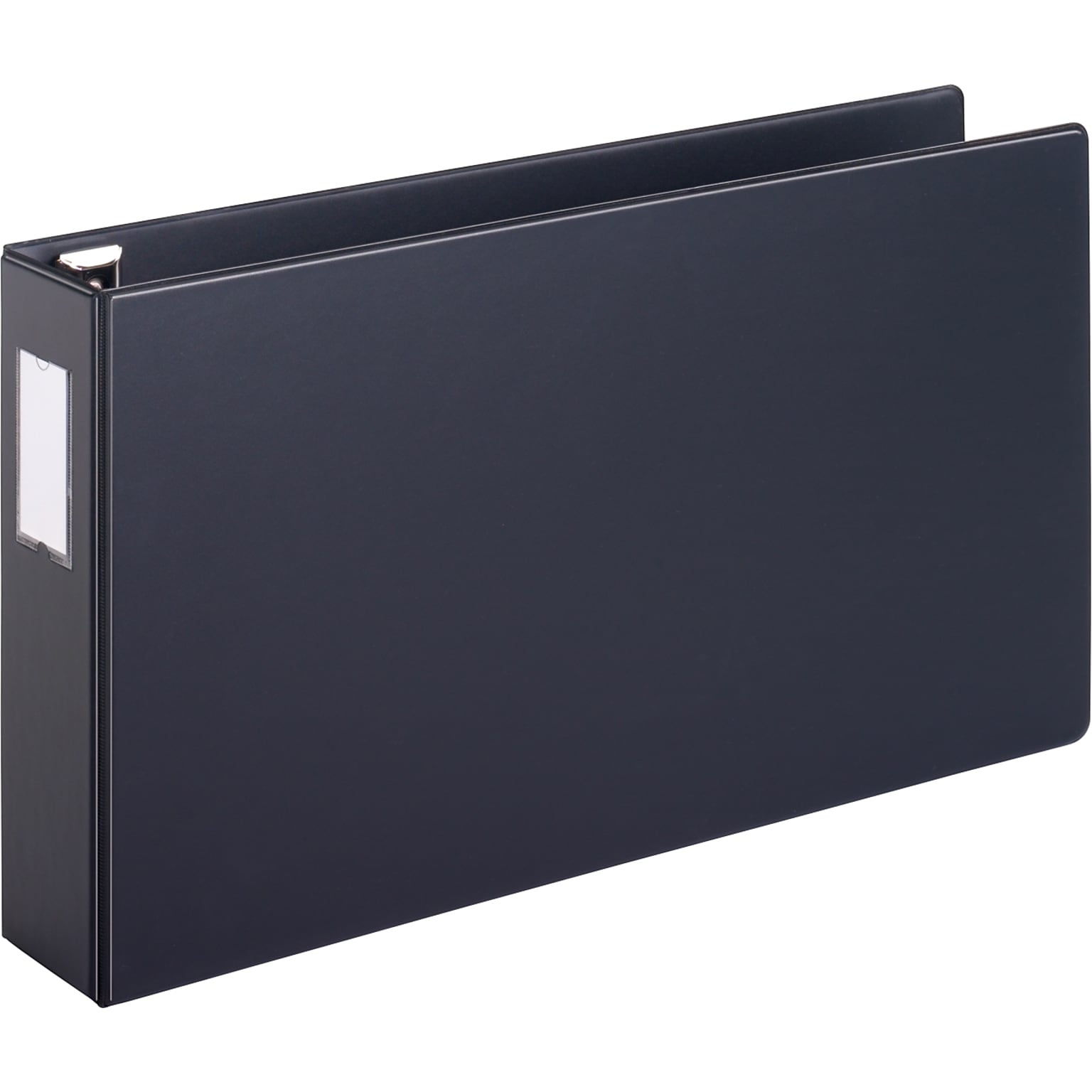 Cardinal EasyOpen Tabloid Slant-D Reference Heavy Duty 3 3-Ring Non-View Binders, D-Ring, Black (12142V3)