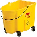 Rubbermaid WaveBrake® Mop Bucket; 35-Quart Capacity