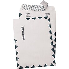 Quality Park Tyvek First Class Peel & Seal Catalog Envelope, 9 x 12, White, 100/Box (R1470)