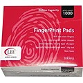 Lee Inkless Fingerprint Pad, 2 1/4W x 1 3/4D, Black, 12/Pack (LEE03127)