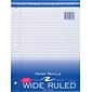 Roaring Spring Paper Products Wide Ruled Filler Paper, 8" x 10.5", 3-Hole Punched, 300 Sheets/Pack (20300)