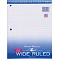 Roaring Spring Paper Products Wide Ruled Filler Paper, 8" x 10.5", 3-Hole Punched, 200 Sheets/Pack (20020)