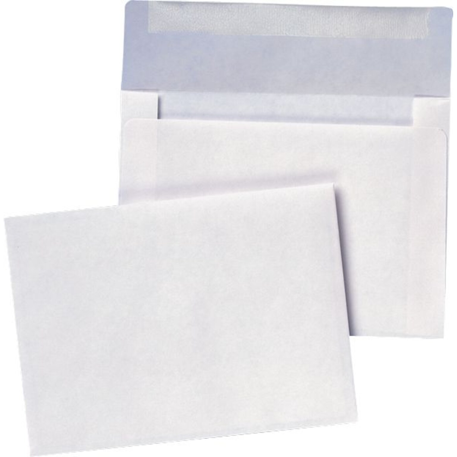 Quality Park Gummed Invitation Envelopes, 4 3/8 x 5 3/4, White 100/Bx