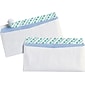 Quality Park Redi-Strip Security Tinted #10 Envelopes, 4-1/8" x 9-1/2", White, 30/Box (QUA69112)