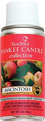 Waterbury® TimeMist® Yankee Candle® Air Freshener Refills; Macintosh Scent, 3oz.