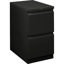 HON Flagship 2-Drawer Mobile Vertical File Cabinet, Letter Size, Lockable, 28H x 15W x 22.875D, B