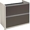 Bestar® Connexion Collection 2-Drawer Lateral File Cabinet, Letter/Legal, Sandstone/Slate, 34W (936