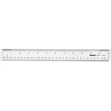 Westcott 12 Acrylic Standard Ruler, Transparent (10562/55275)