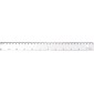 Quill Brand® School Rulers, 12", Clear Plastic