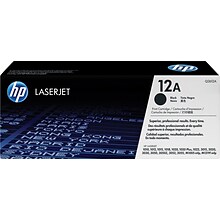 HP 12A Black Standard Yield Toner Cartridge (Q2612A)