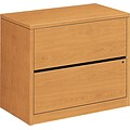 HON® 10500 Series 2 Drawer Lateral File Cabinet, Harvest, 36W (HON10563CC)