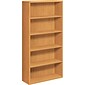 HON® 10700 Series Office Collection in Harvest, 5-Shelf Bookcase, 71"H