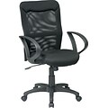 Office Star Worksmart Mesh Task Chair, Black (53603)