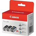 Canon 35/36 Black and Color Standard yield Ink Cartridge, 3/Pack   (1509B007)