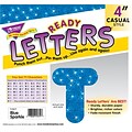 Trend Sparkle Uppercase Ready Letters®, 4, Blue, 1/Set (T1617)