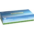 Sustainable Earth Facial Tissues, 2-Ply, Flat Box, 100 Sheets/Box, 10 Boxes/Case
