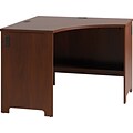 Bush Business Envoy 42W x 42D Corner Desk, Hansen Cherry