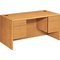 HON 10700 in Harvest; 60x30 Double Pedestal Desk