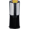 Hormel Thermal Gravity Beverage Dispenser, 2.5 Liters, Black, Stainless Steel